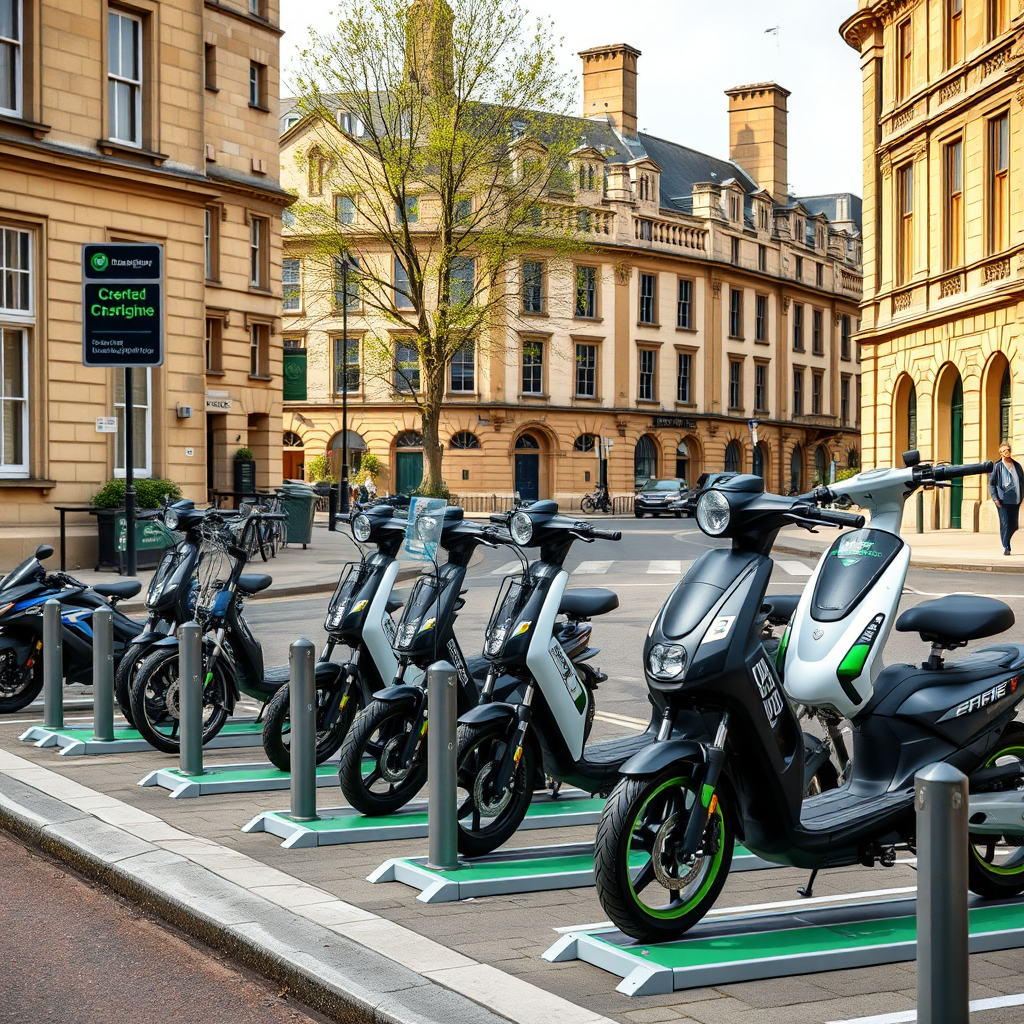 Funding boost for improved e-scooter and e-bike parking in Oxford